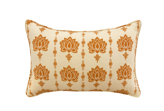 The Lotus Serenity Cushion Cover with Cushion Filler