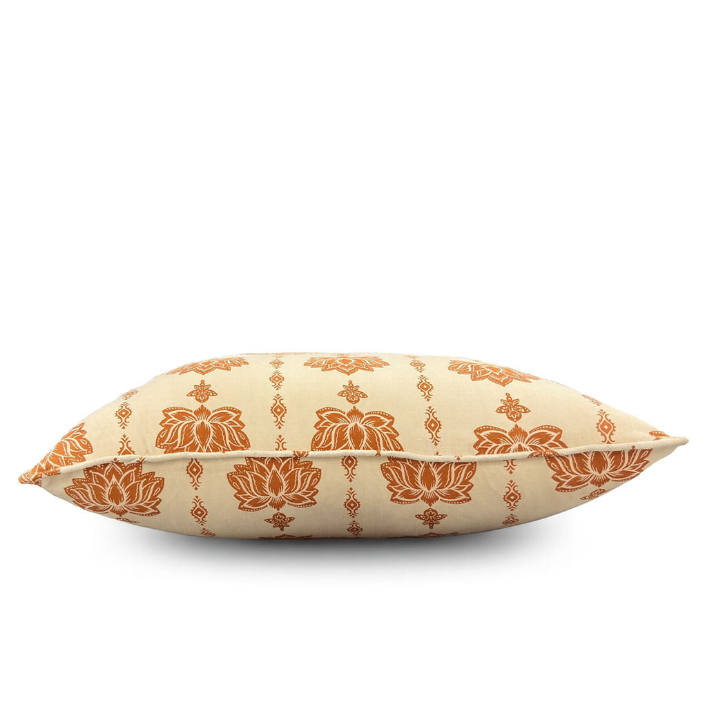 The Lotus Serenity Cushion Cover with Cushion Filler