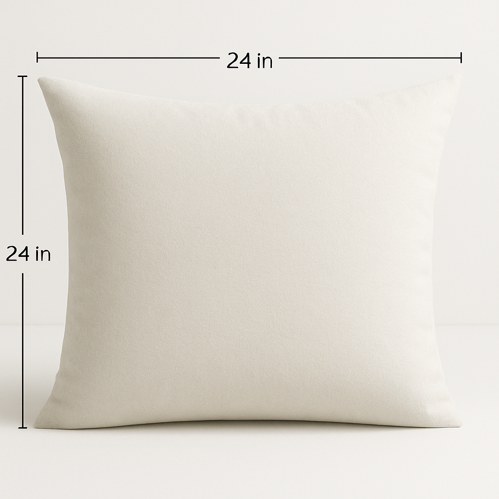 Pillow Tree Decorative Cushion Set of 2 – 12x12 Inch Throw Pillows for Sofa & Bed